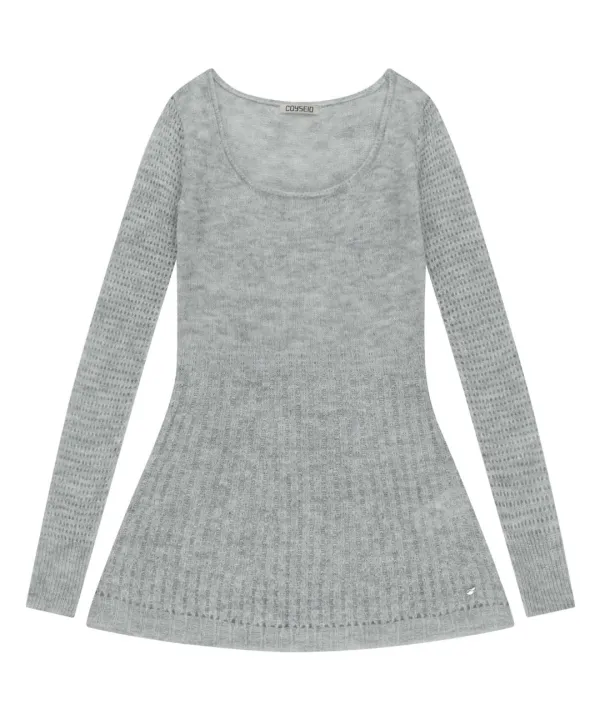 SOFT BELL KNIT LIGHT GREY