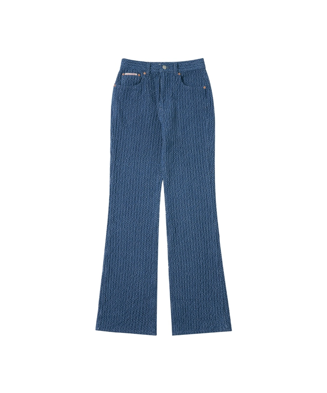 반원 아뜰리에 P3250 와플 플레어 데님_Medium blue 상품 이미지 3