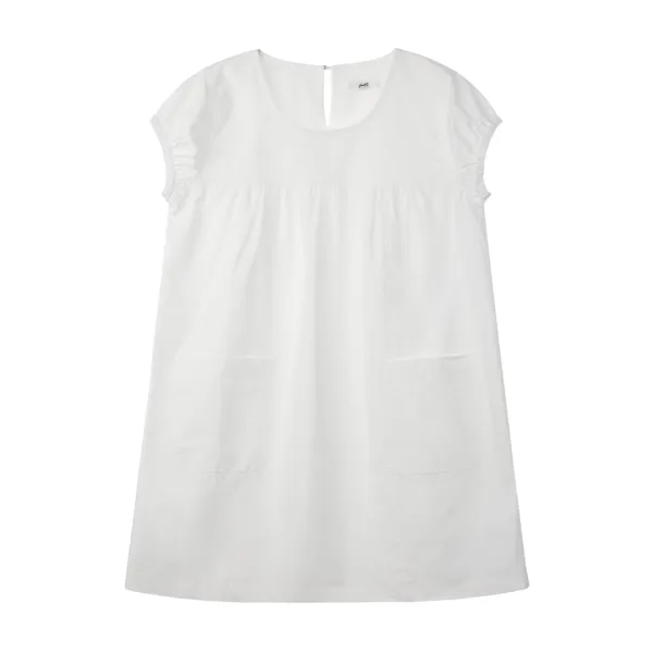 molina cotton dress_ivory