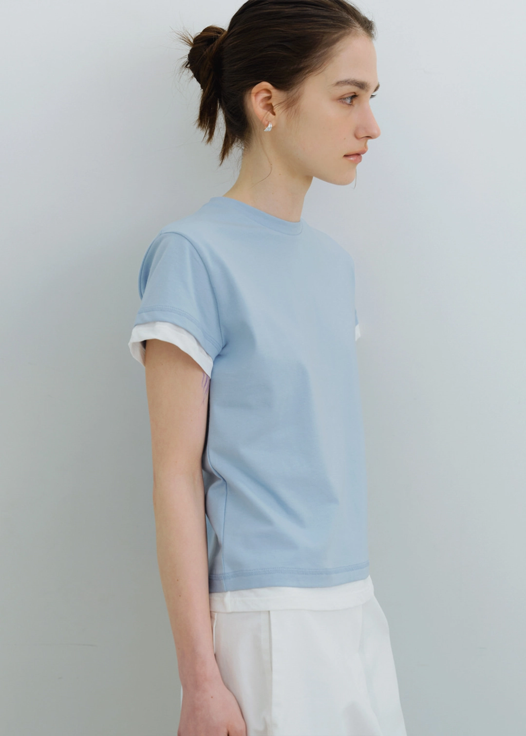 블루브릭 Half layered t-shirt (3colors) 상품 이미지 2