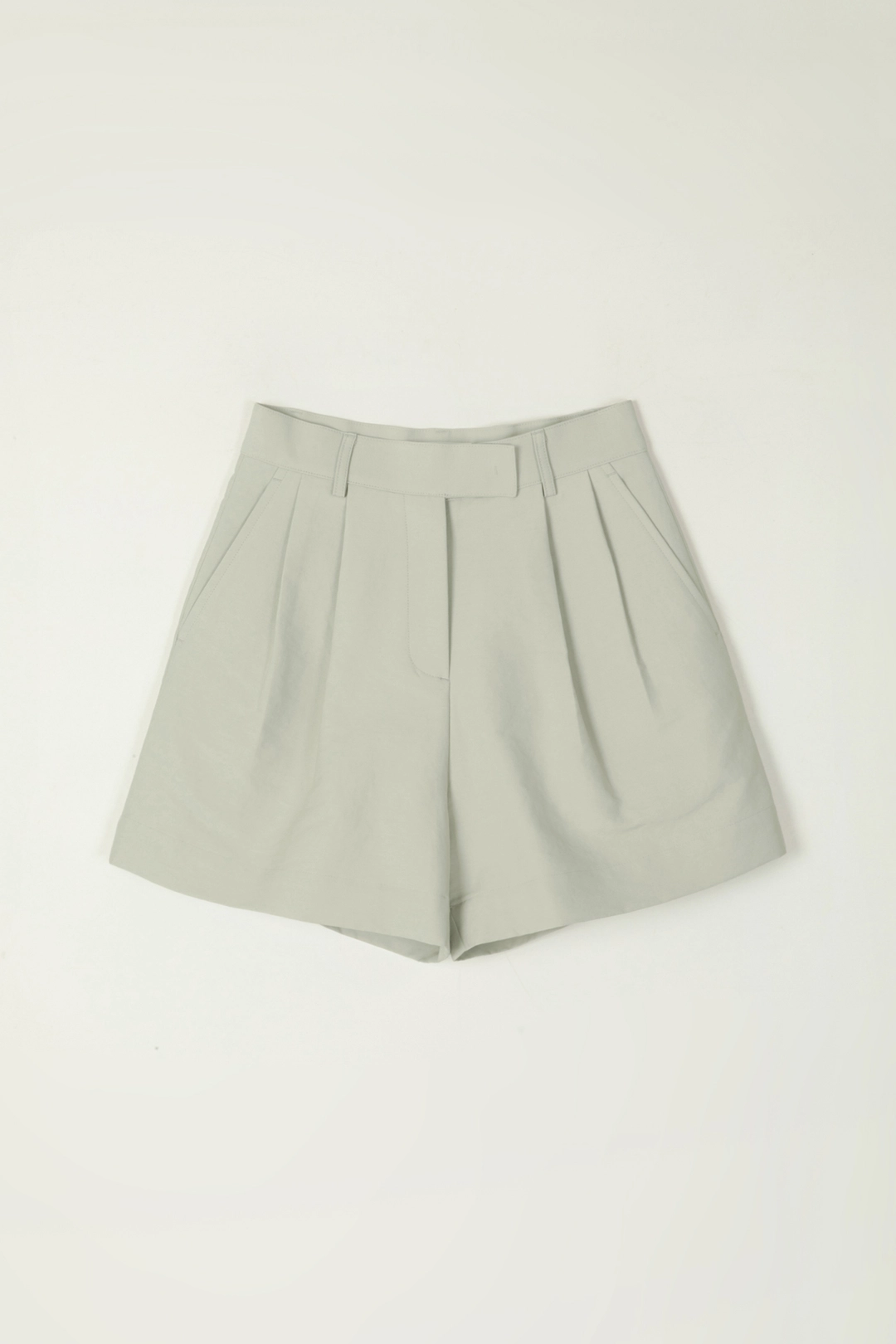 세이지먼트 SPREAD PINTUCK SHORT PANTS_LIGHT GRAY 상품 이미지 1