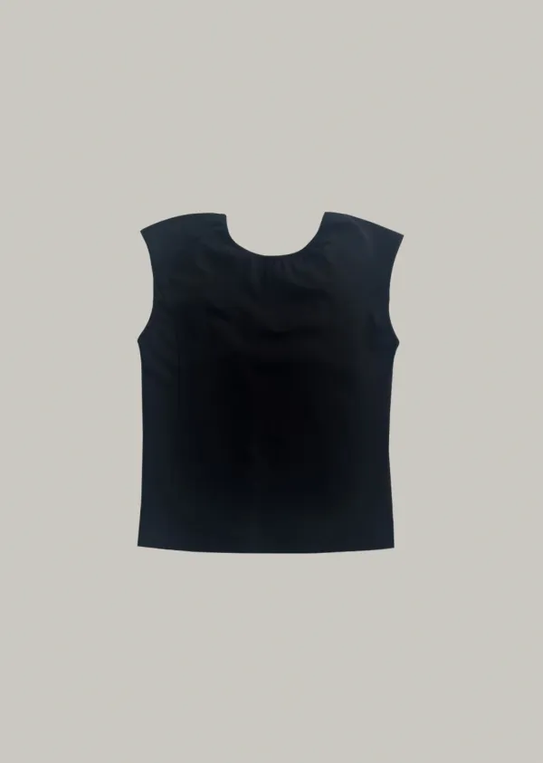 eve shirring sleeveless (2color)