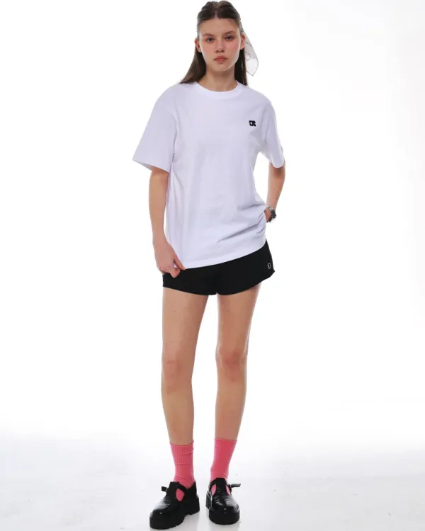 EMBLEM PATCH NYLON SHORTS_BLACK
