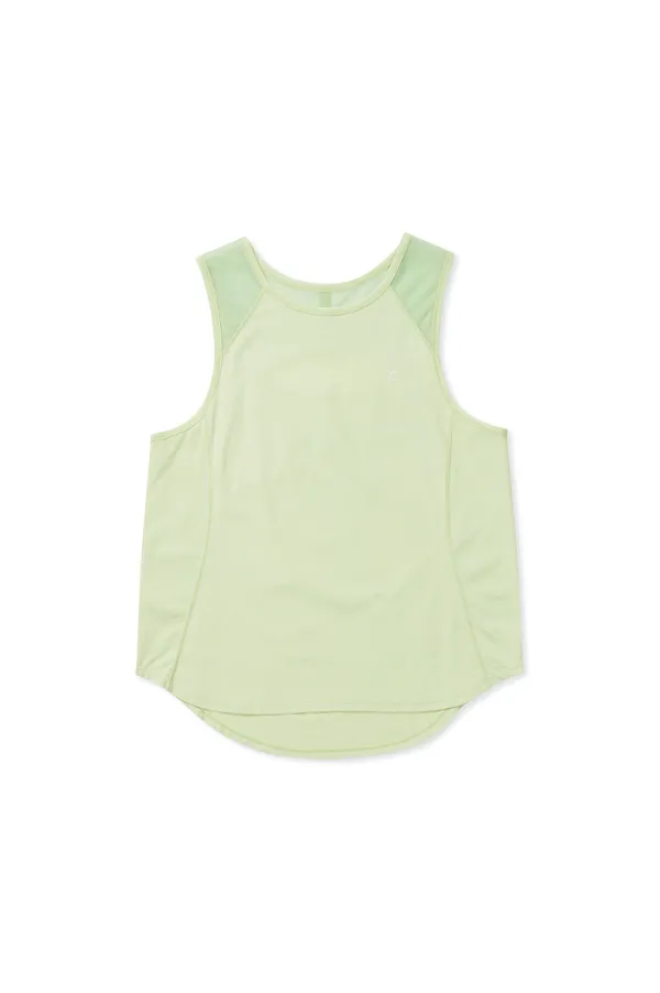 [25SS clove] Stretch Running Tank Top (Lime)
