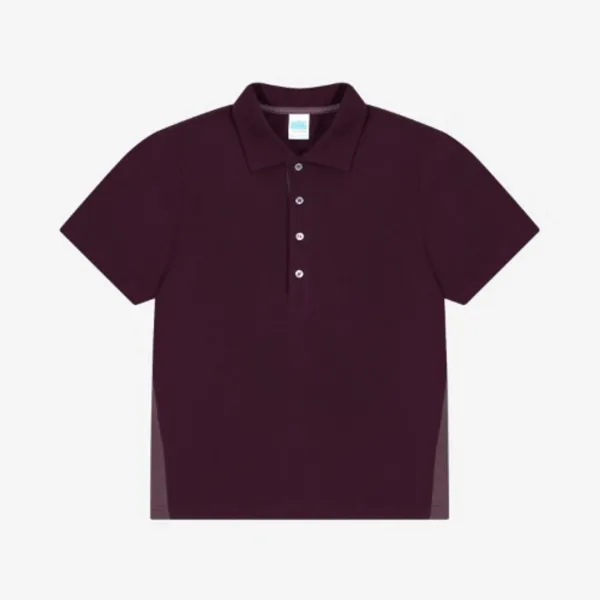 1/2 Regular Side Panel Pk Tee (Burgundy)