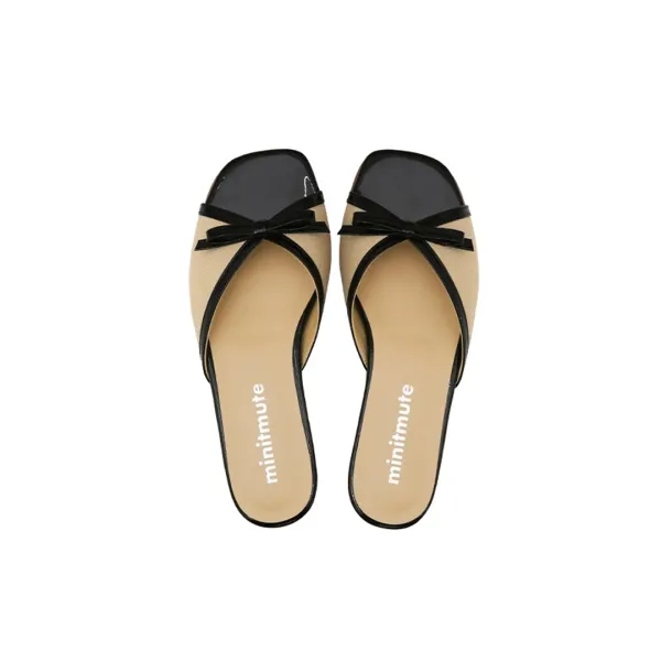 ribbon slipper - bell canverse