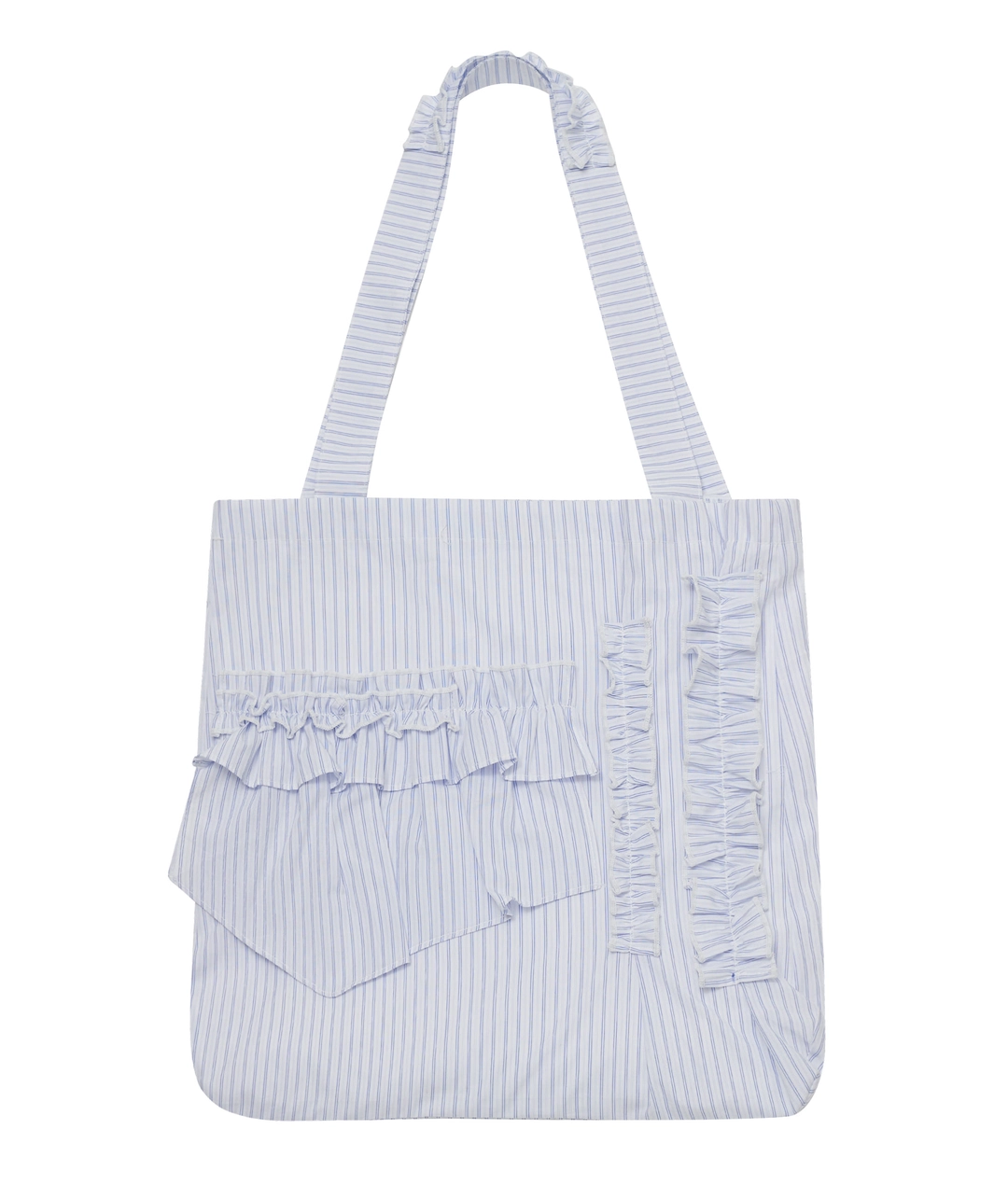 타입서비스 Striped Ruffle Bag [Blue] 상품 이미지 3