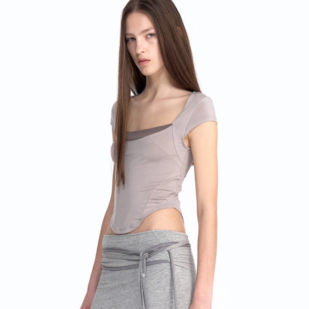 2000아카이브 OLIVIA TOP (BEIGE) 상품 이미지 2