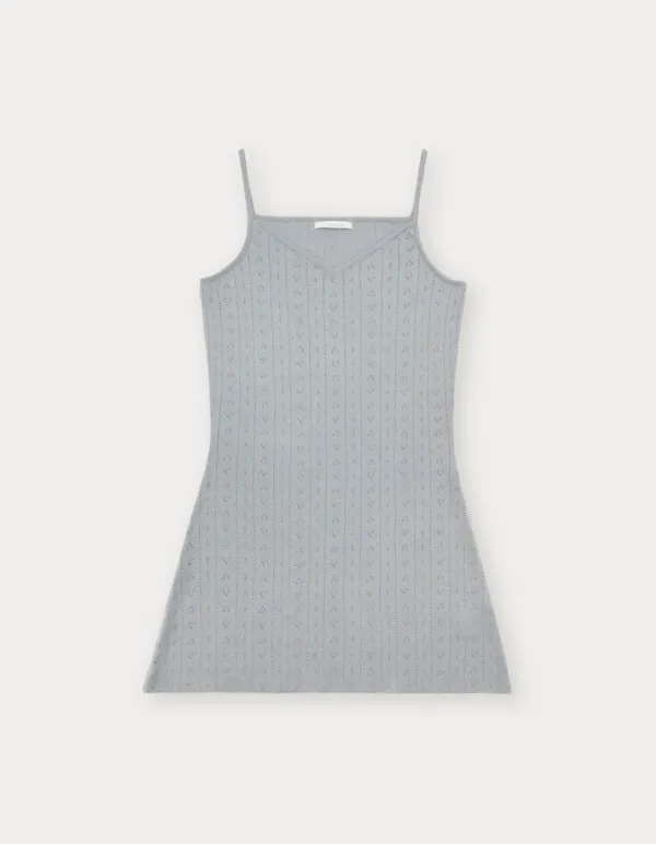 Sweetie Skashi Knit Dress - Light Blue
