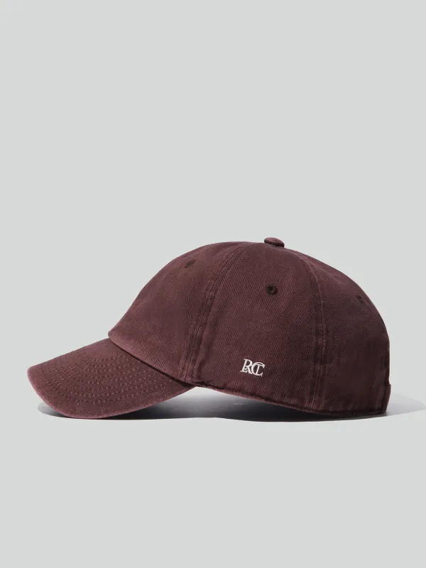 RC LOGO VINTAGE WASHING BALL CAP (BURGUNDY)