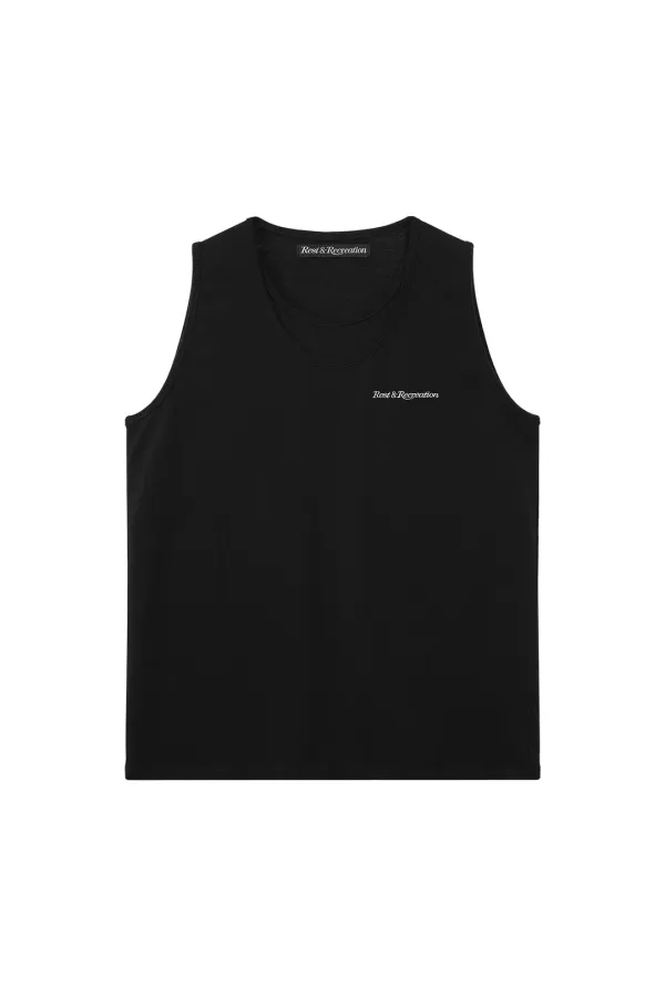 LAYERED TANK TOP - BLACK