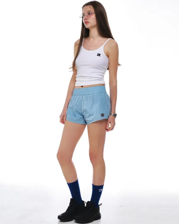 EMBLEM PATCH NYLON SHORTS_SKY BLUE