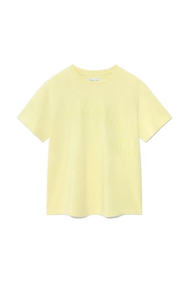 MATIN WAVE PRINTING LOGO TOP IN YELLOW