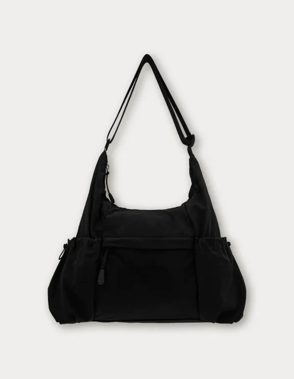 PP String Cross Bag - Black