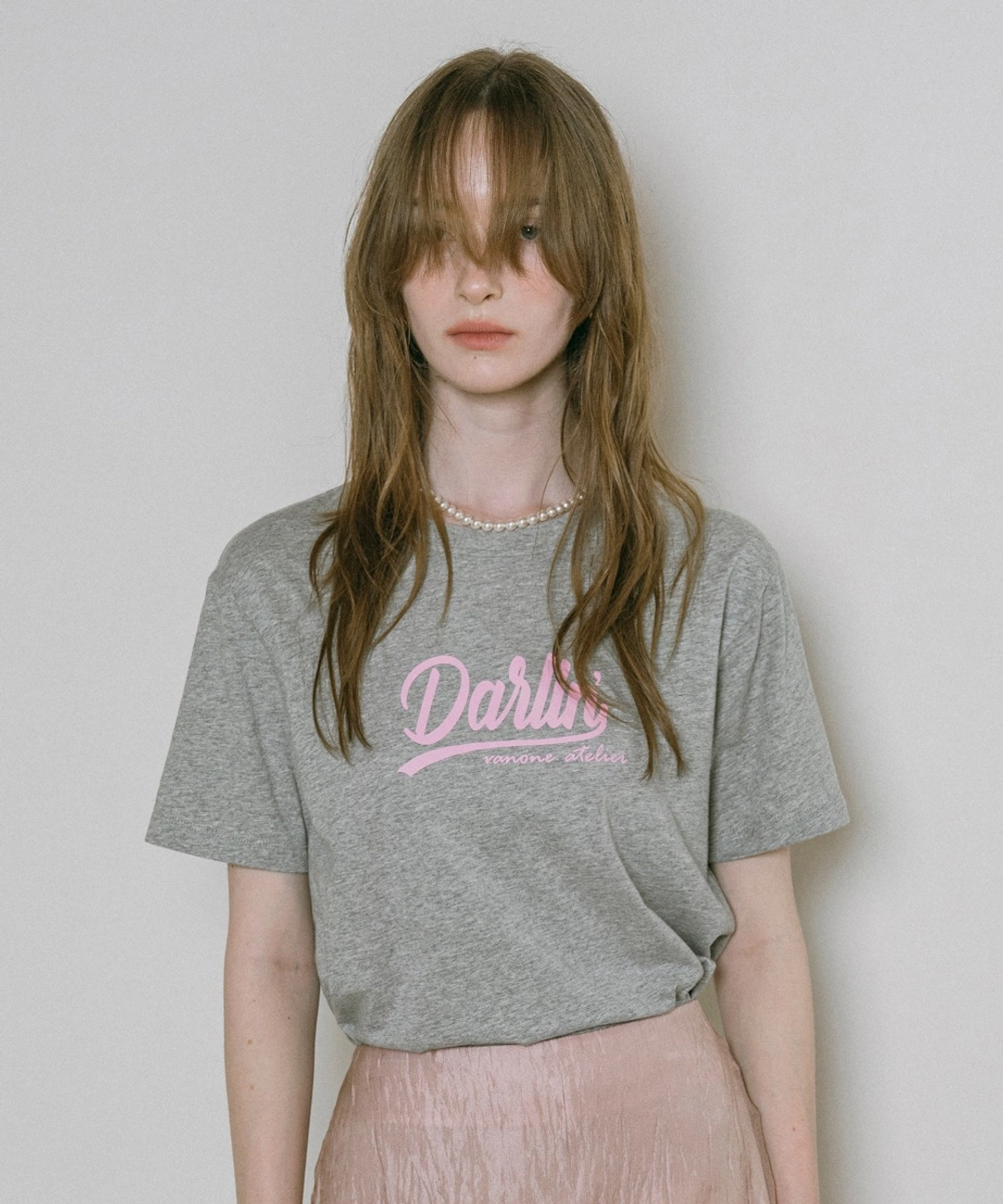 반원 아뜰리에 A3524 Darling 티셔츠_Melange gray 상품 이미지 2