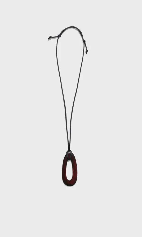 Natural Wood Necklace_Brown (1차 리오더)