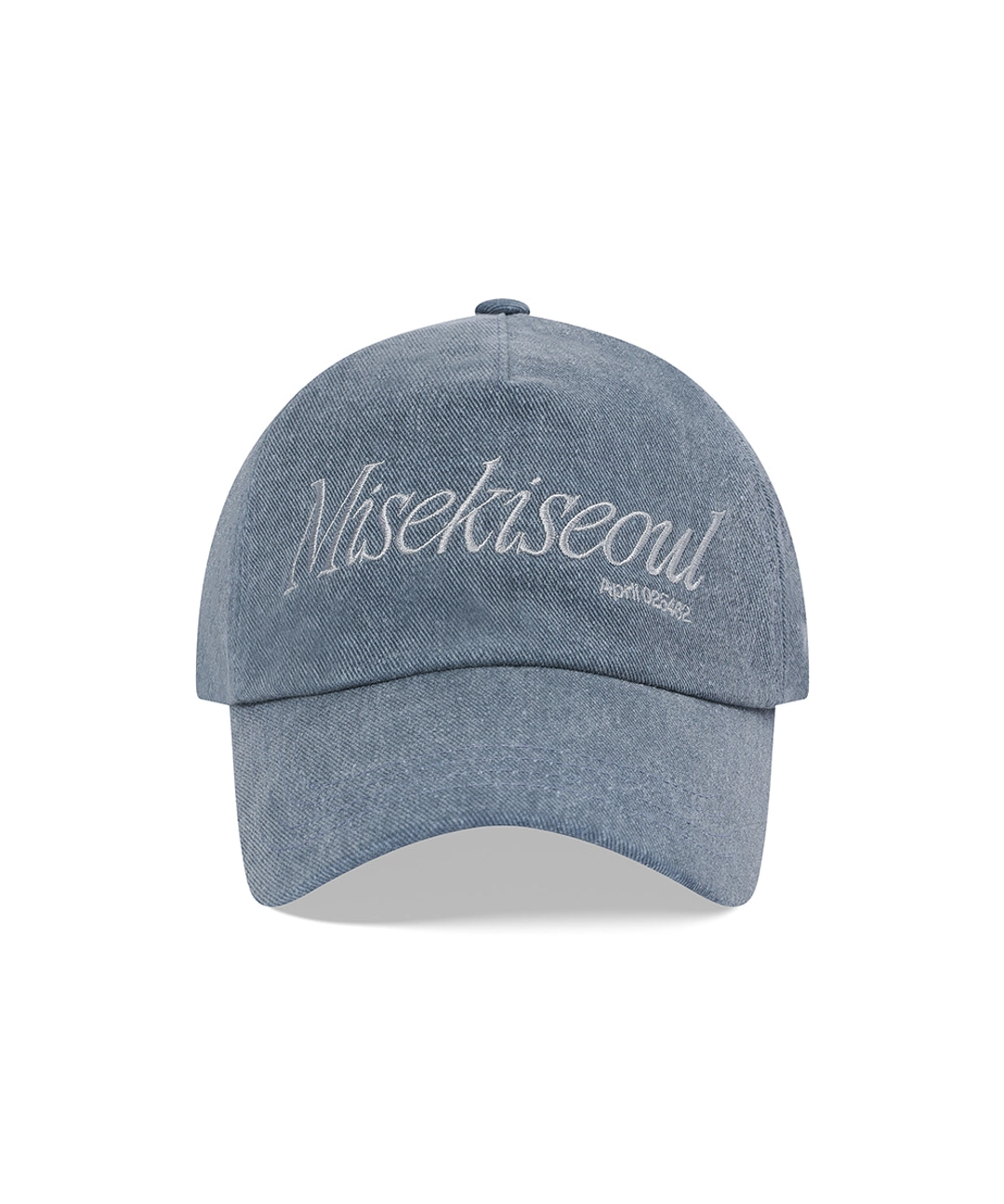 미세키서울 Serif logo ball cap NAVY 상품 이미지 2