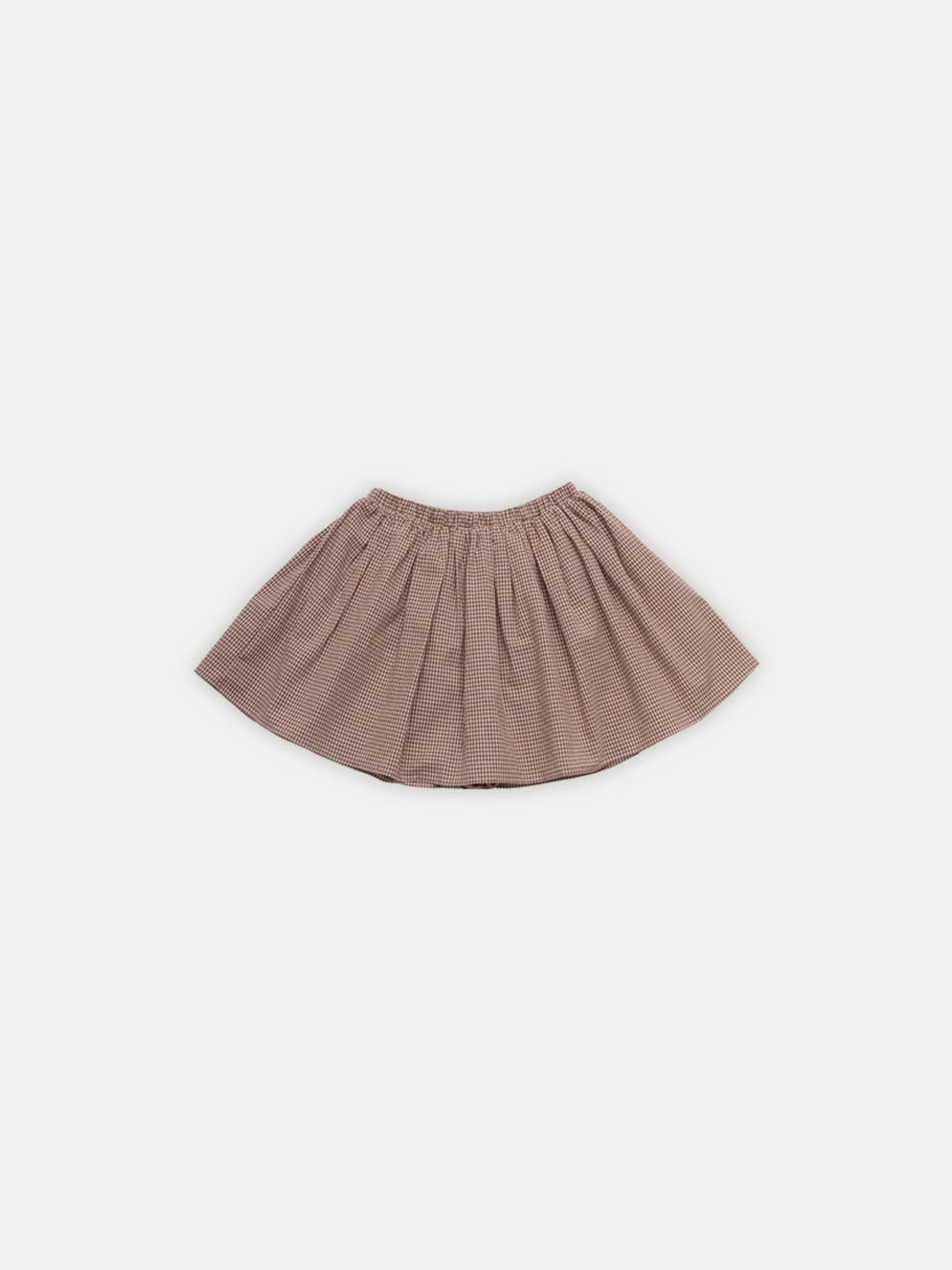 PLENA SEMI MINI SKIRT FARMER RED CHECK