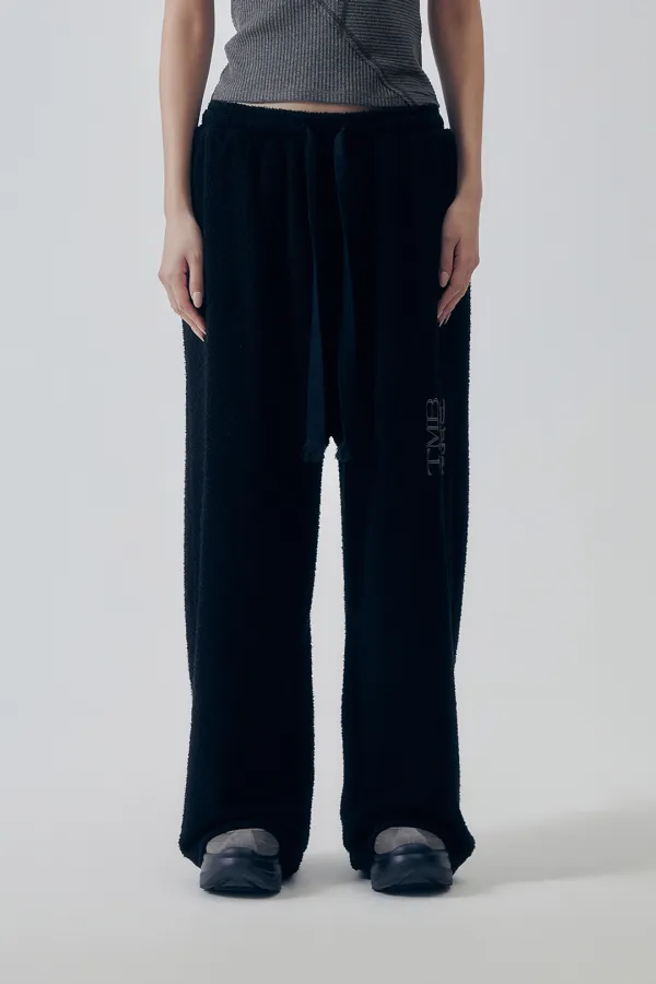 Terry Relax Pants [ Black ]