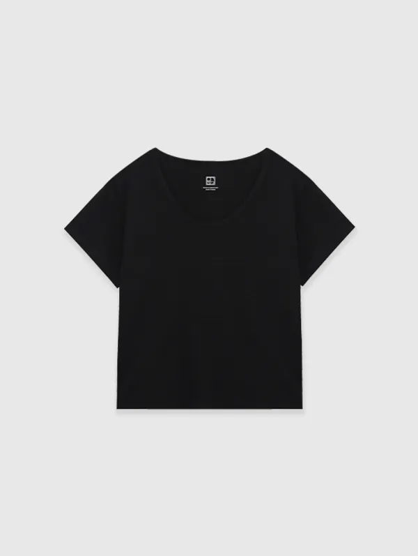 [Essential] Glow Tencel T (Black)