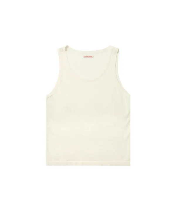 KN4264 U넥 슬리브리스_Cream