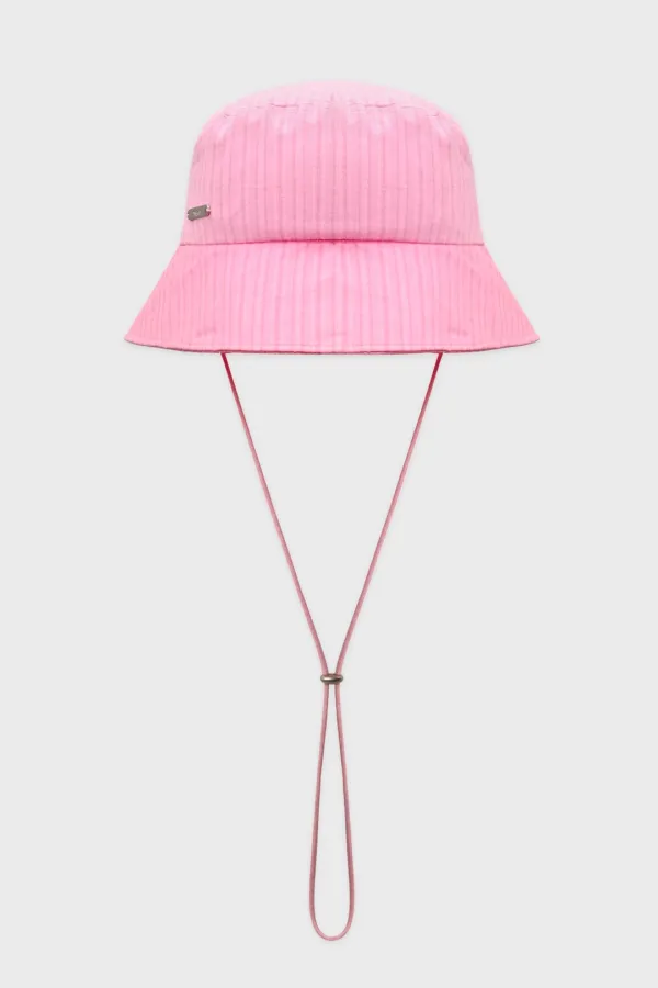 Stripe Bucket Hat (Pink)