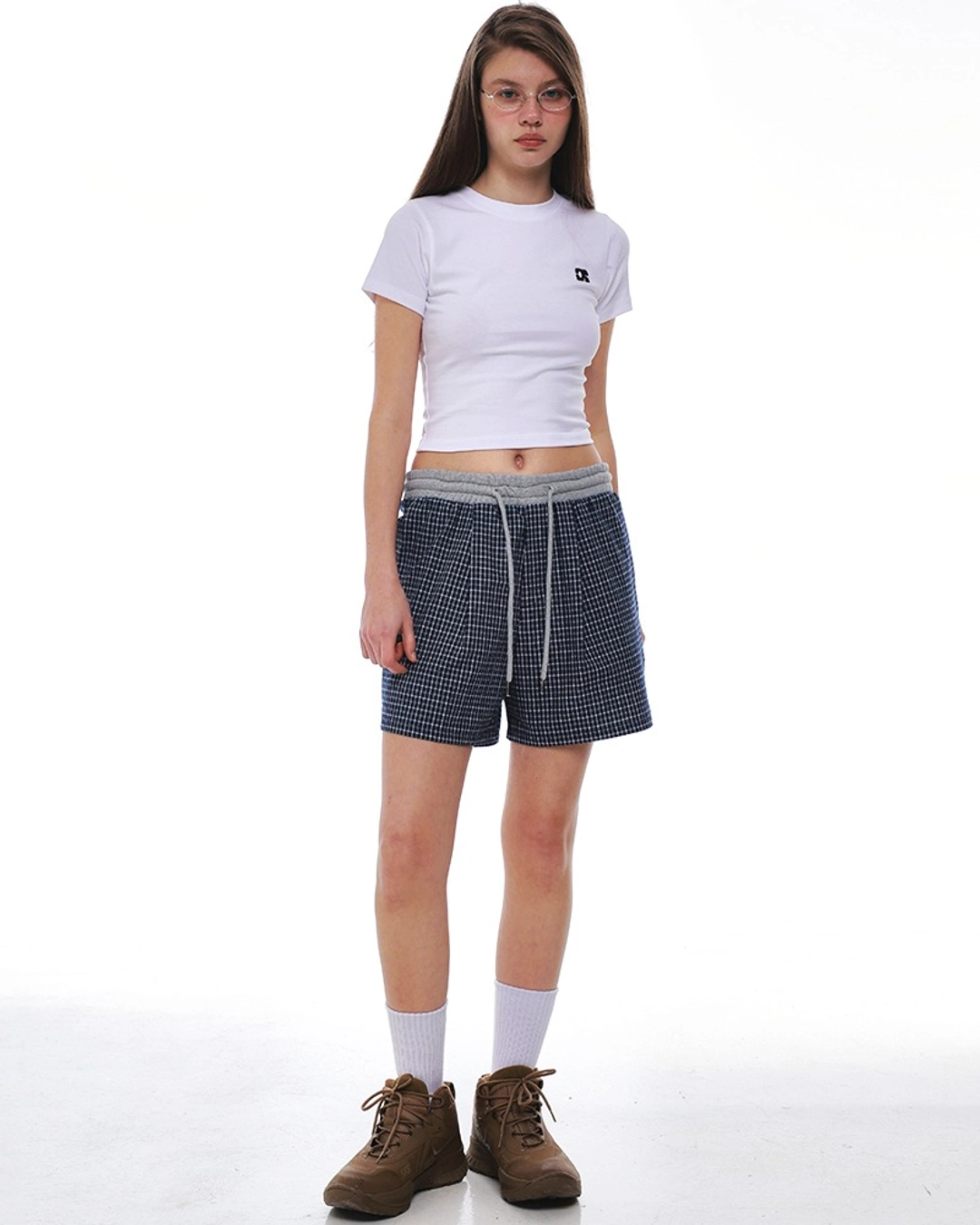 센토르 CENTAUR VINTAGE CHECK SHORTS_NAVY 상품 이미지 1