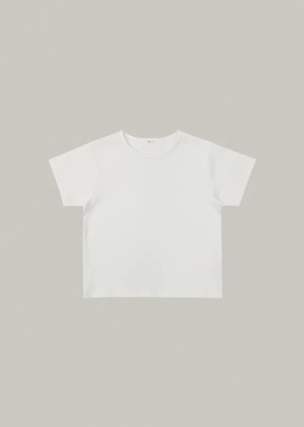 plain crop t-shirt (3color)