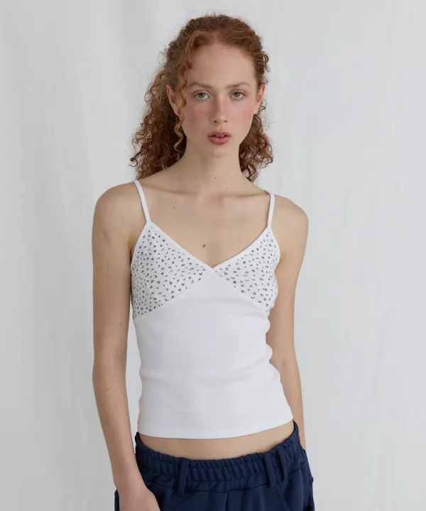 BABY FLOWER SLEEVELESS - WHITE