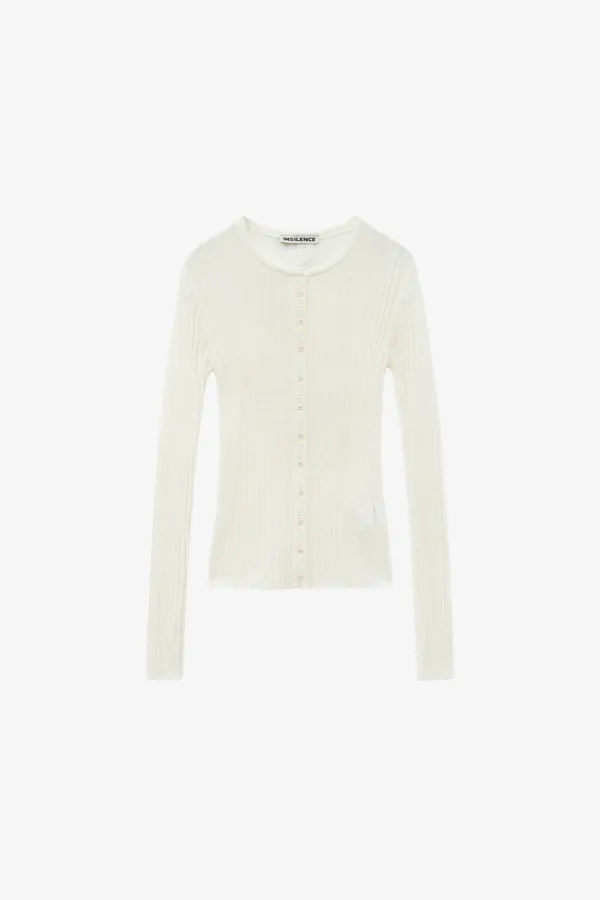 시어드 린넨 카디건 IVORY