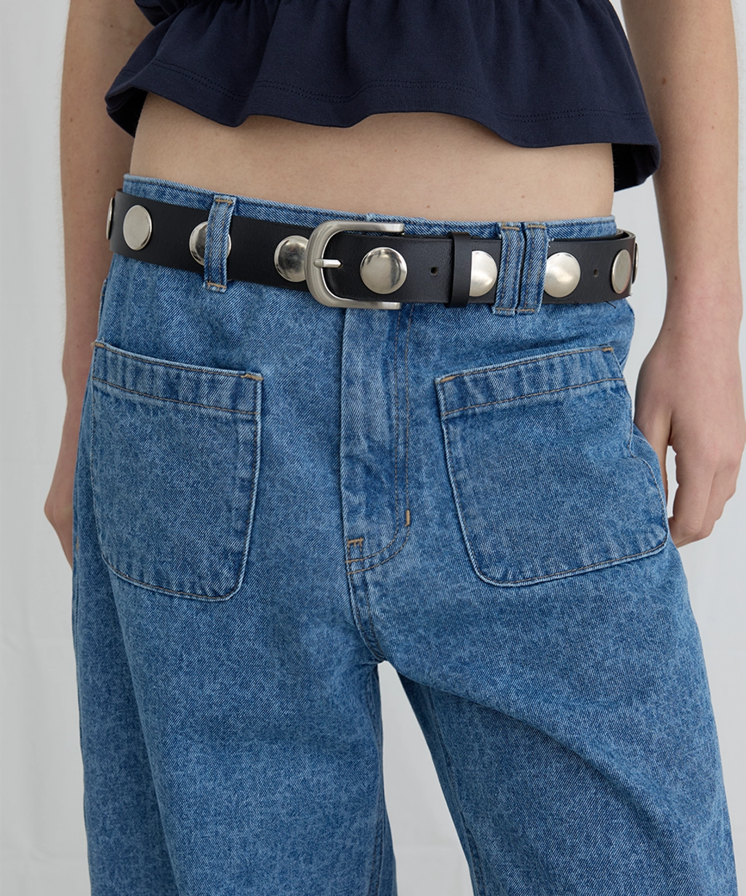 오데스 BOLD RIVET LEATHER BELT 상품 이미지 2