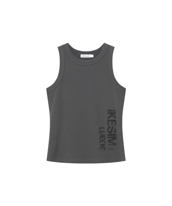 Ikesim sleeveless CHARCOAL