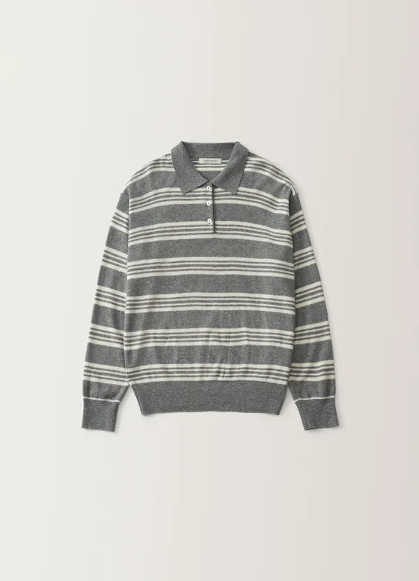 7TH / Kevin stripe pullover (Gray)