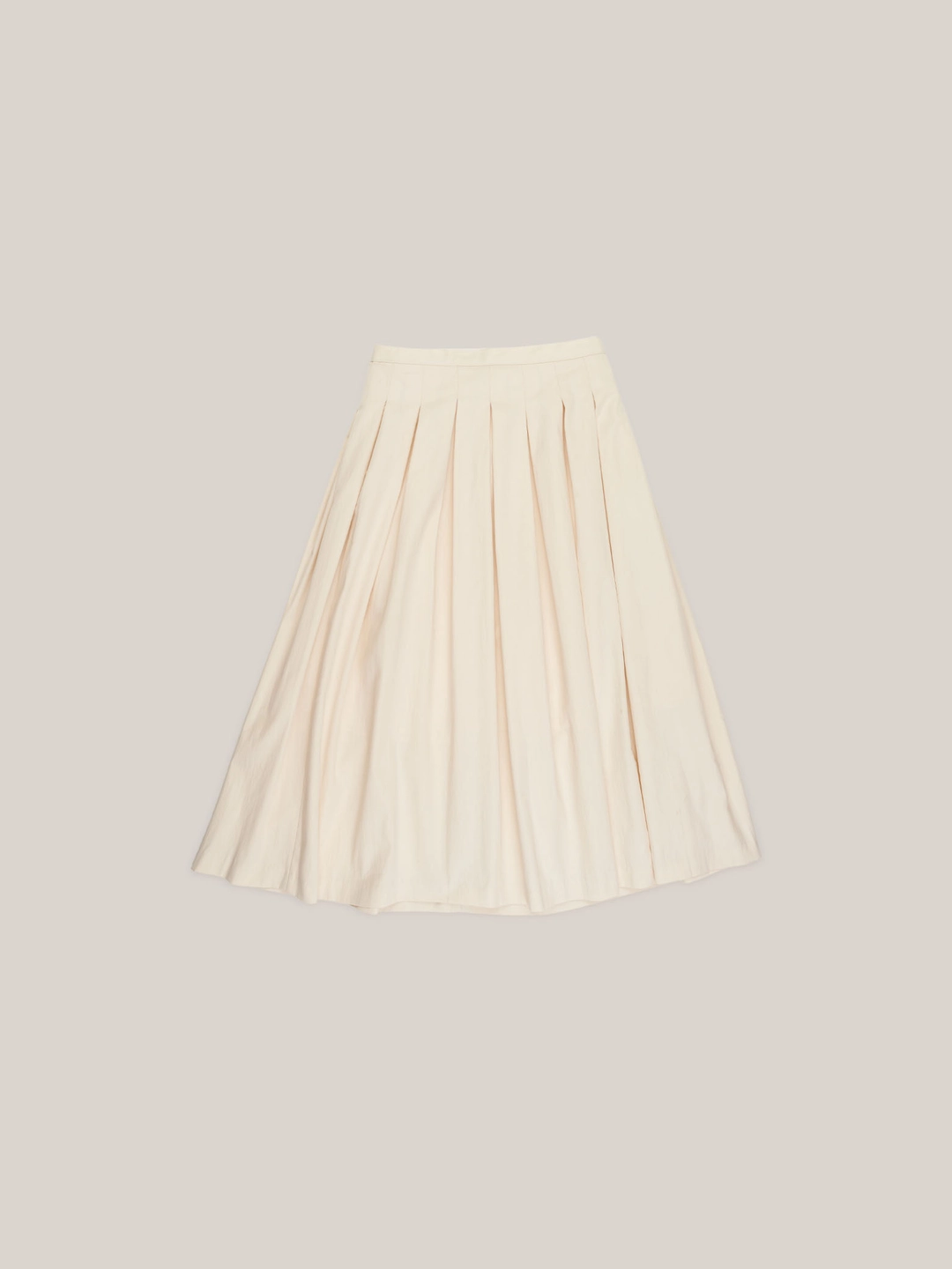 COTTON TUCK SKIRT
