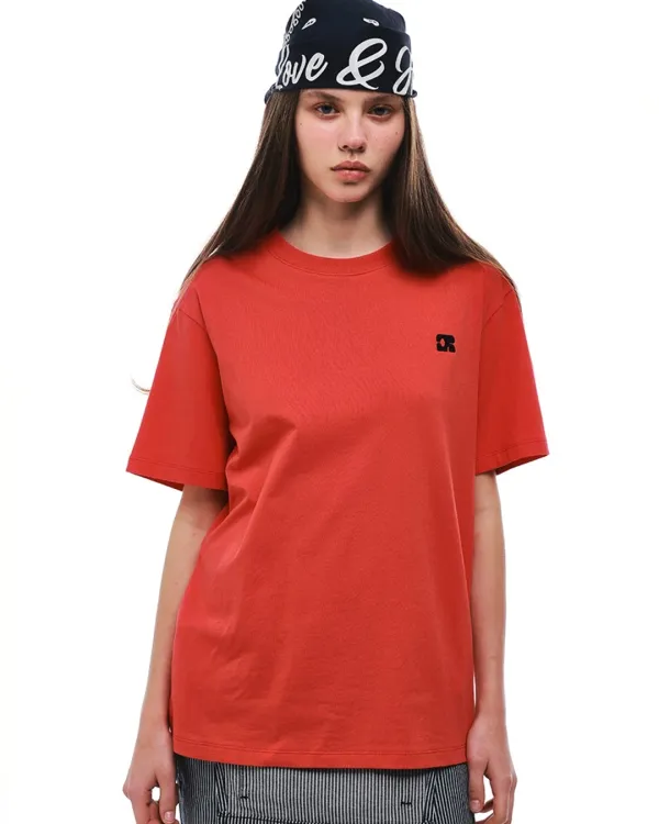 CENTAUR EMBLEM COMASA COTTON T-SHIRT_RED