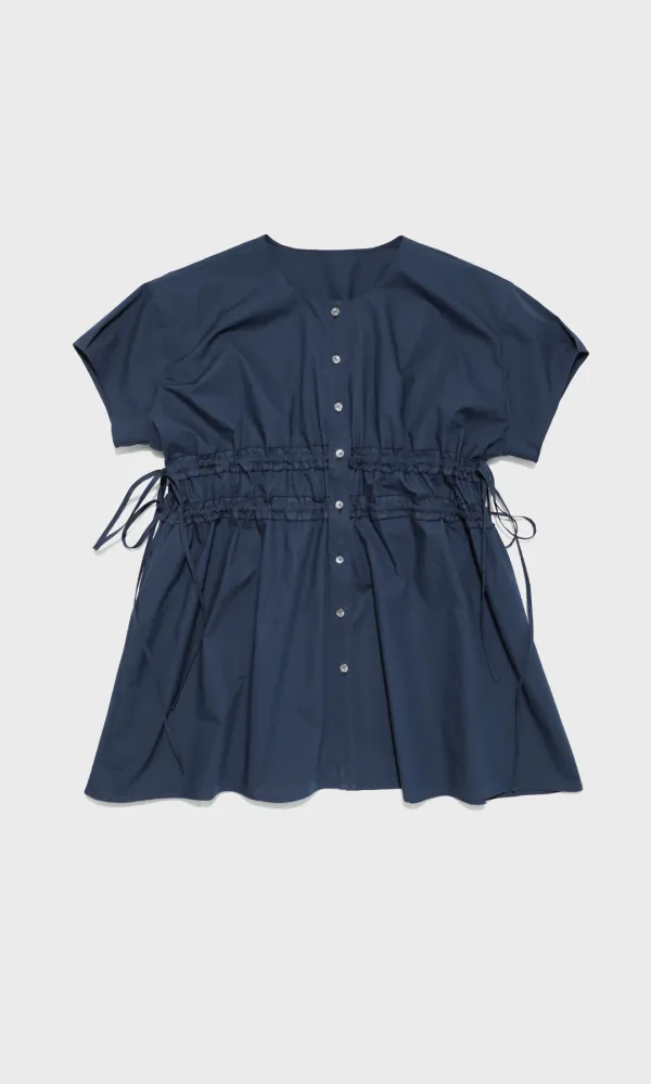 Babydoll Blouse_Navy