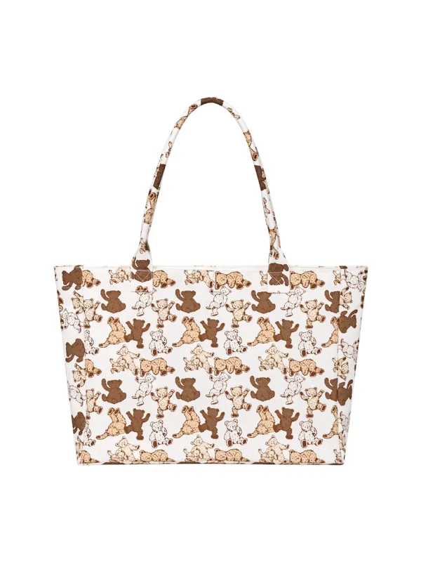 TEDDY CLUB TOTE BAG (WHITE)