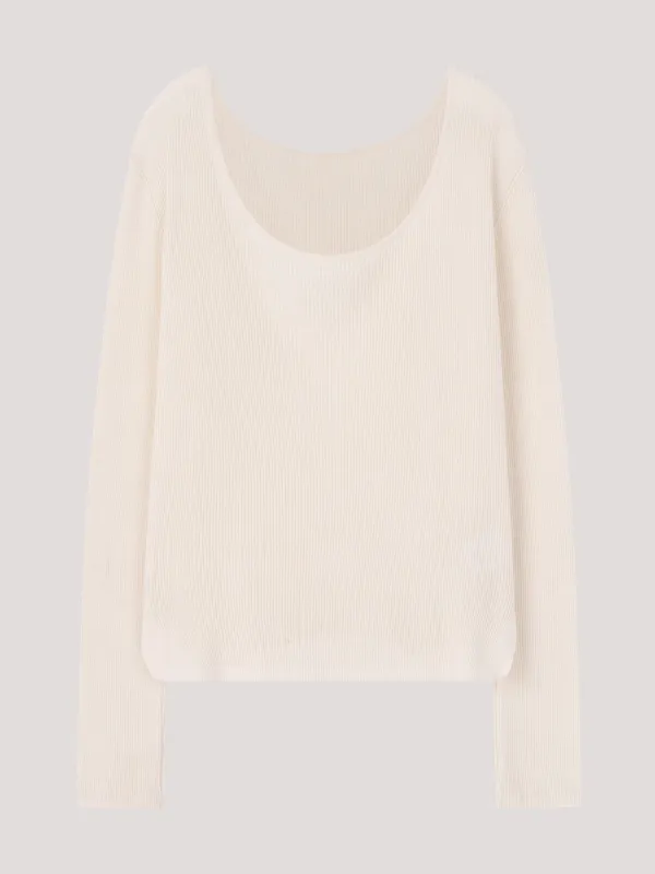 Summer Ribbed Knit_Ivory