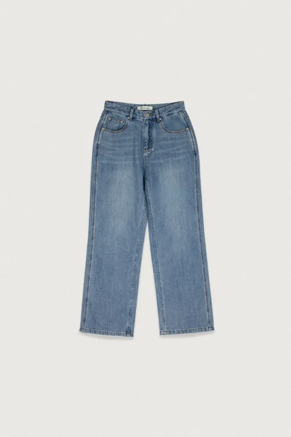 SIGNATURESTITCH DENIM PANTS [BLUE]