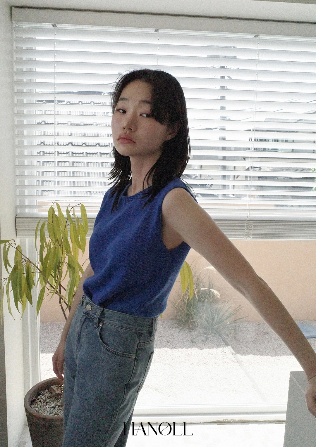 한올 Plain Knit (Blue) 상품 이미지 2