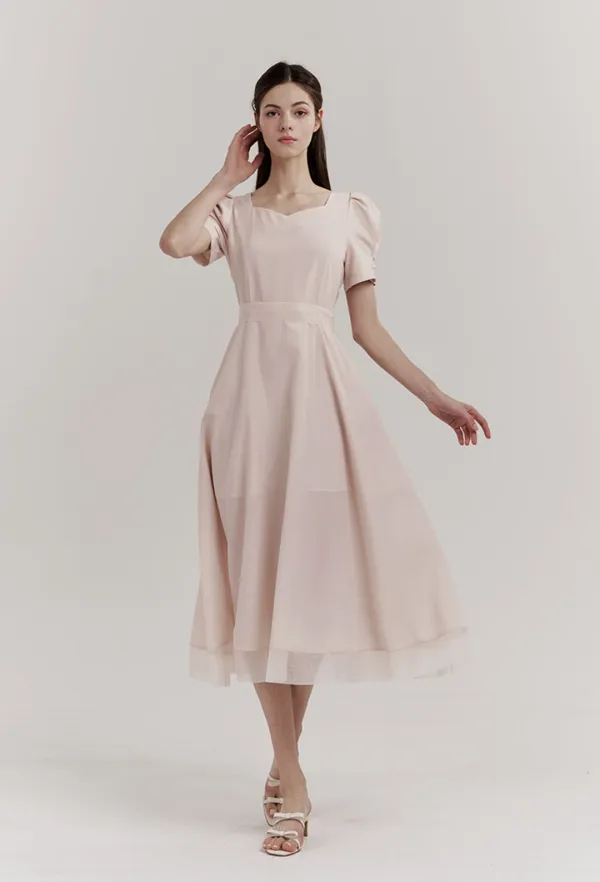Humming Puff One-piece (Beige)