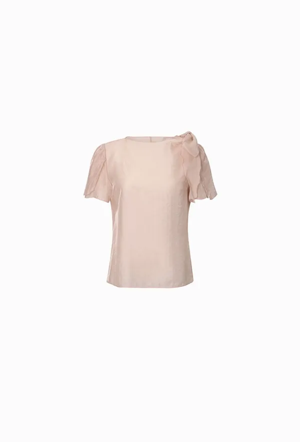 Juliet Tie Blouse (Pink)