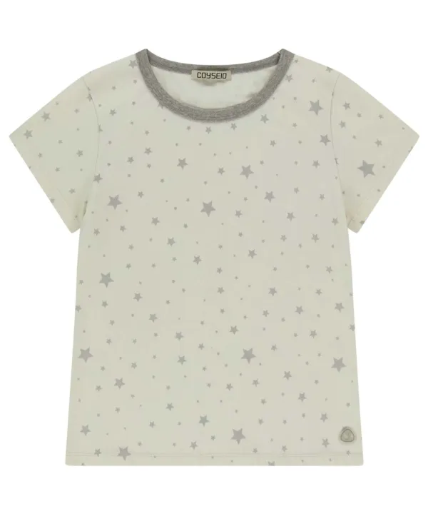 MILKY STAR T-SHIRT IVORY
