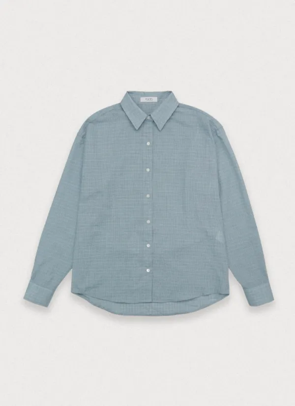 Provence check shirt - mint [2nd]