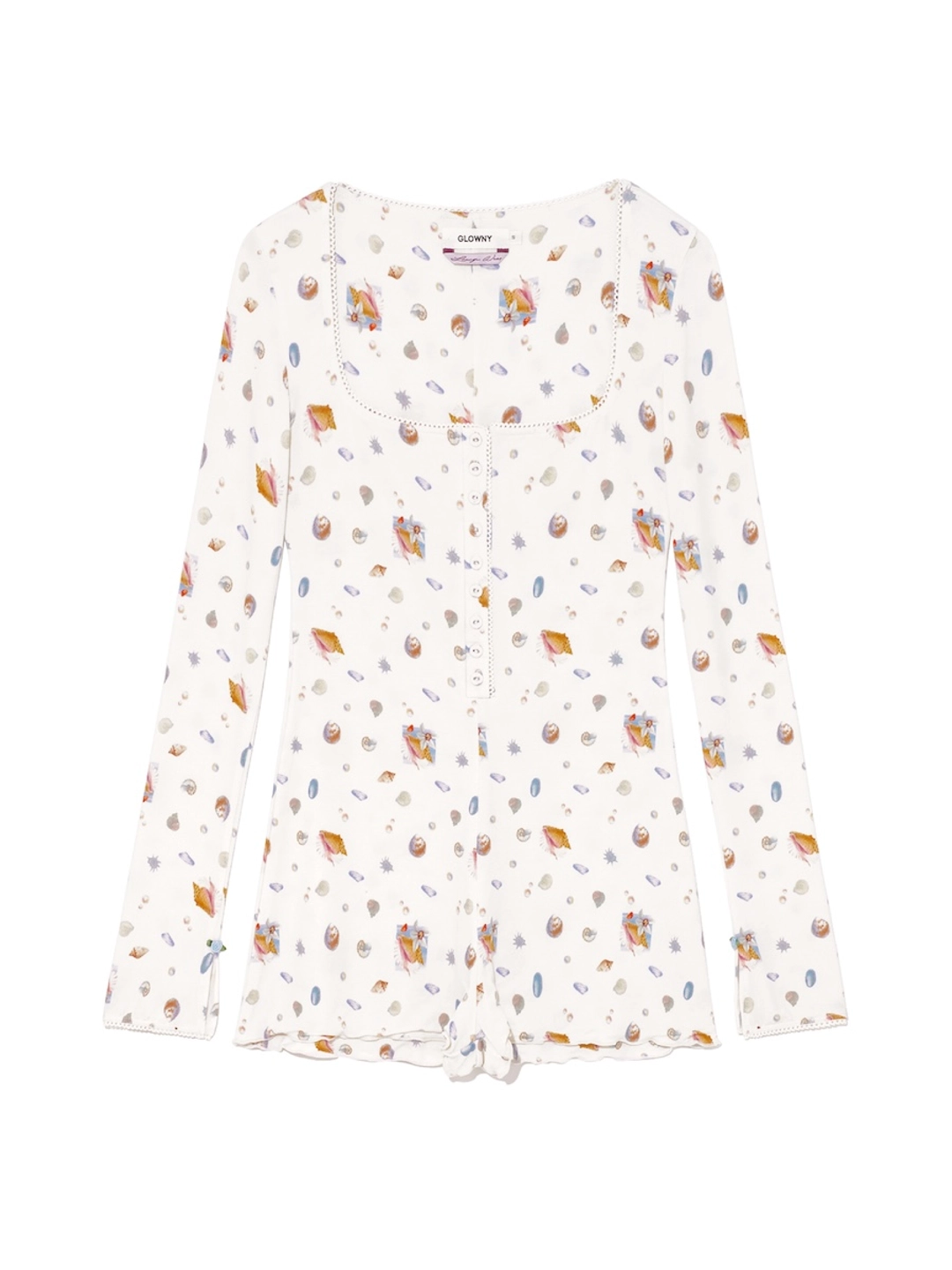 글로니 BLISS FIT ROMPER (IVORY SHELL) 상품 이미지 1