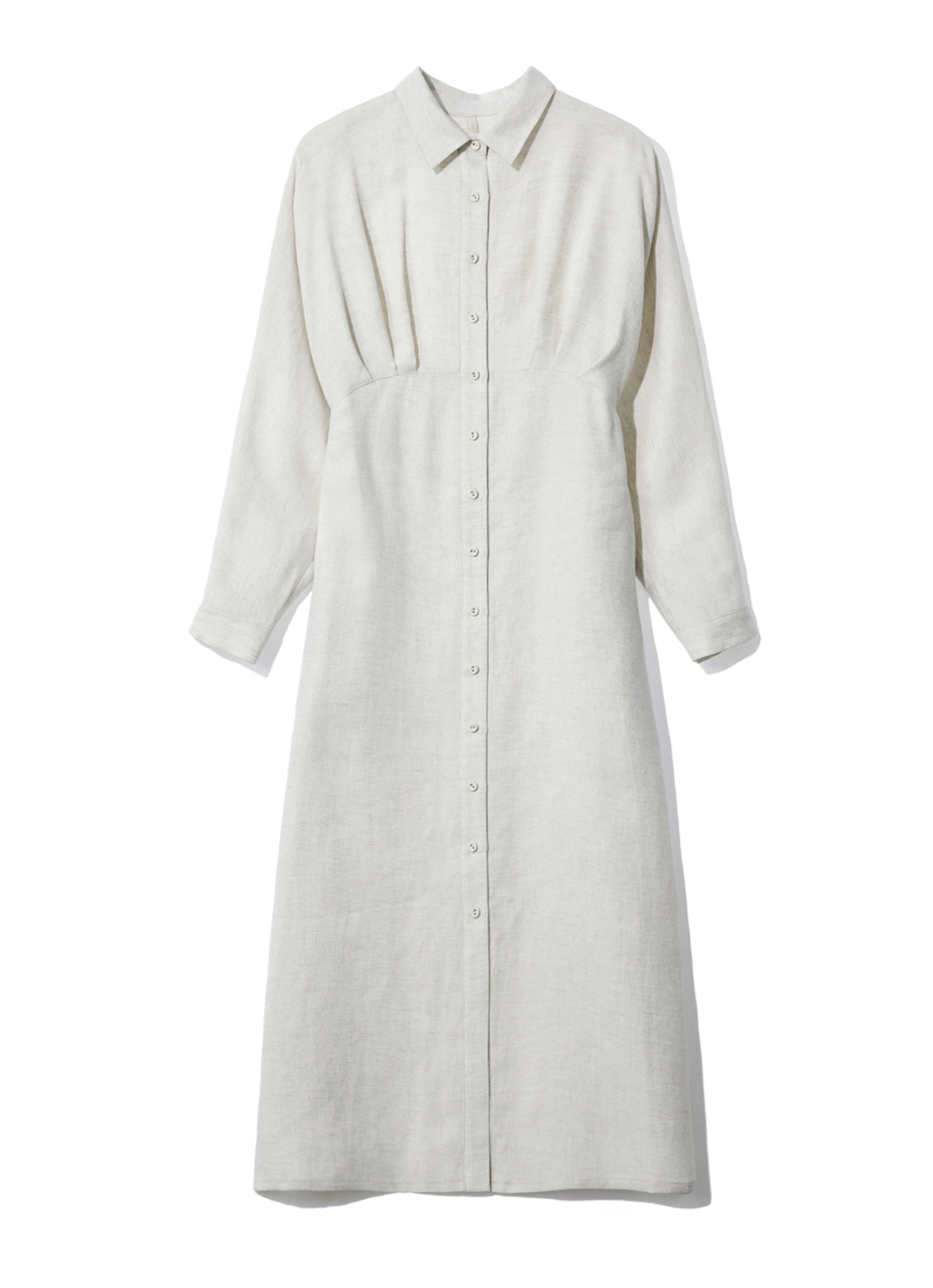 메종드이네스 LINEN SHIRT DRESS_IVORY 상품 이미지 3