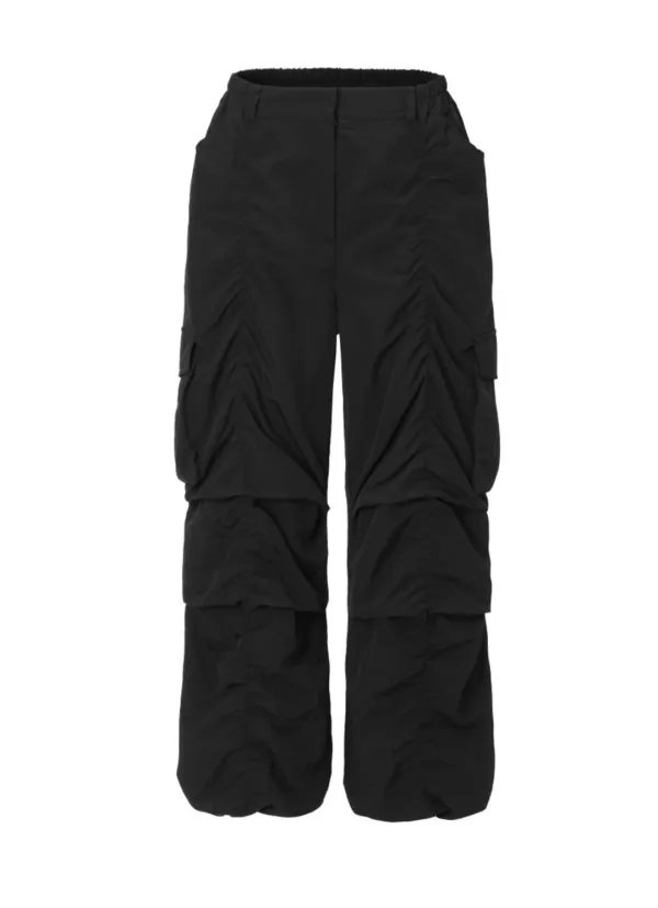 Shirring Parachute Pants