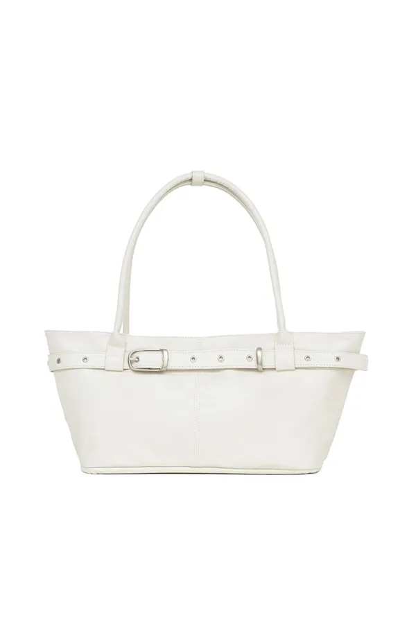 [11차 재입고] 벨티드 보트 백 belted boat bag (oyster)