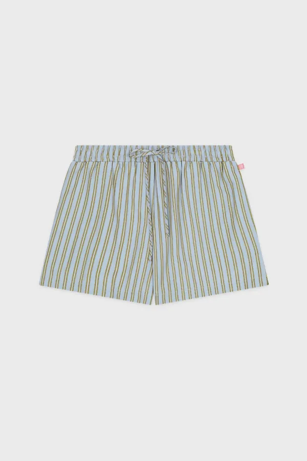 [윤승아 착용] Basic Point Label Shorts (Blue)