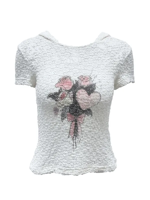 PINK BOUQUET T SHIRT